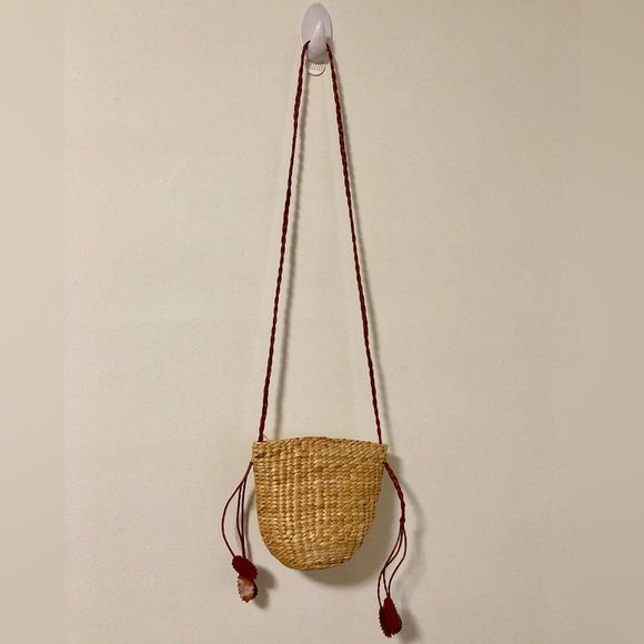 Handwoven Water Hyacinth purse crossbody bag summer vibe - Picture 4 of 5